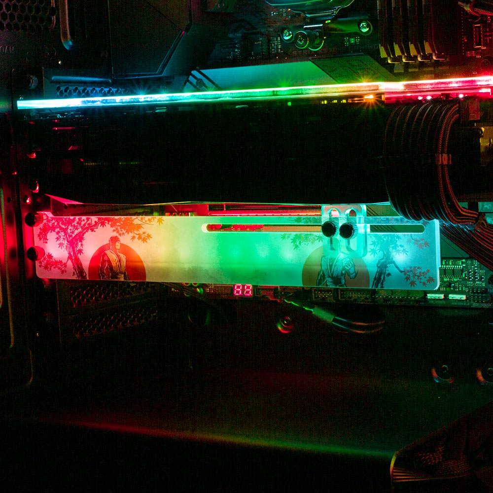 Hellfire VS Ice RGB GPU Support Bracket - Ddjvigo - V1Tech