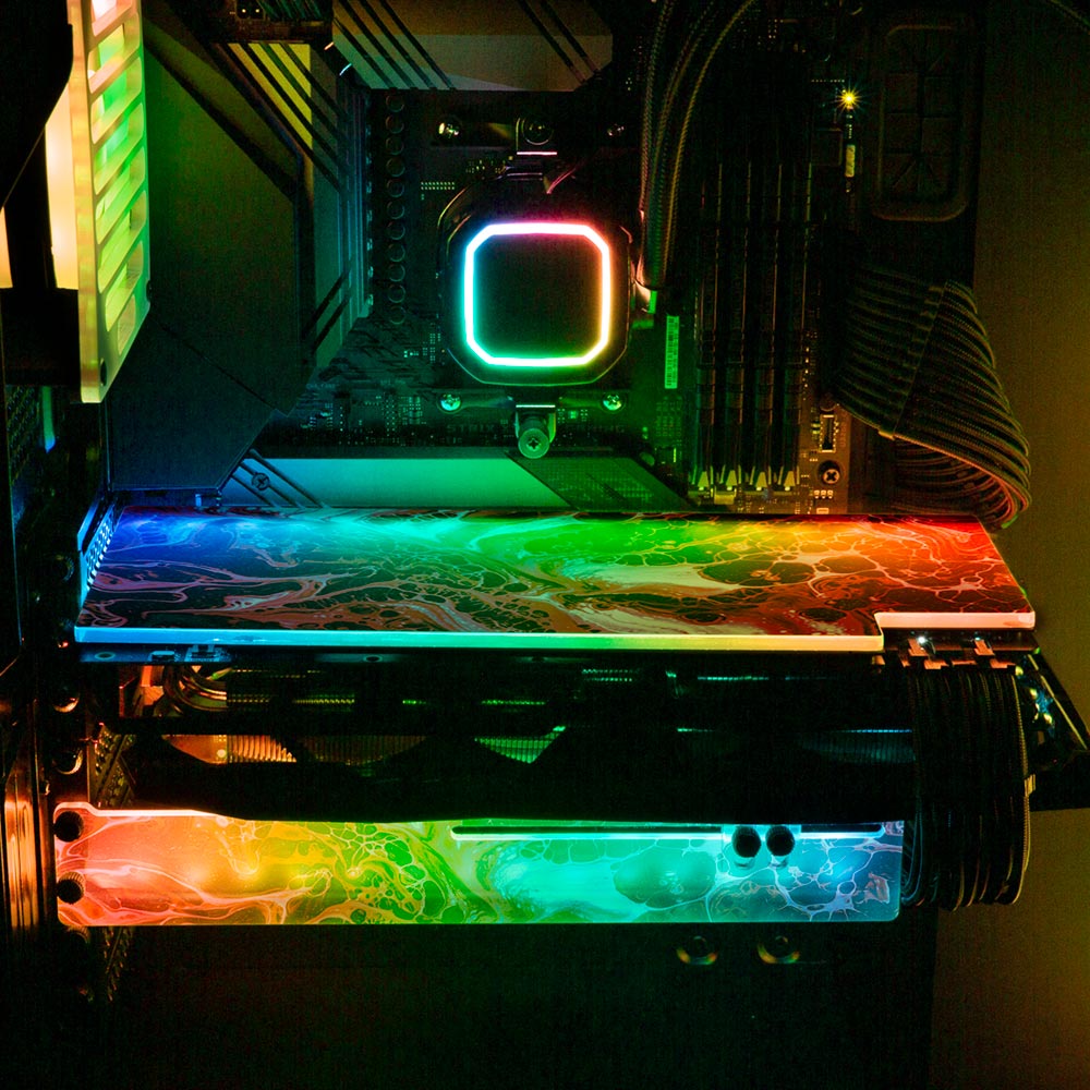 Hoax RGB GPU Backplate - Geoglyser - V1Tech