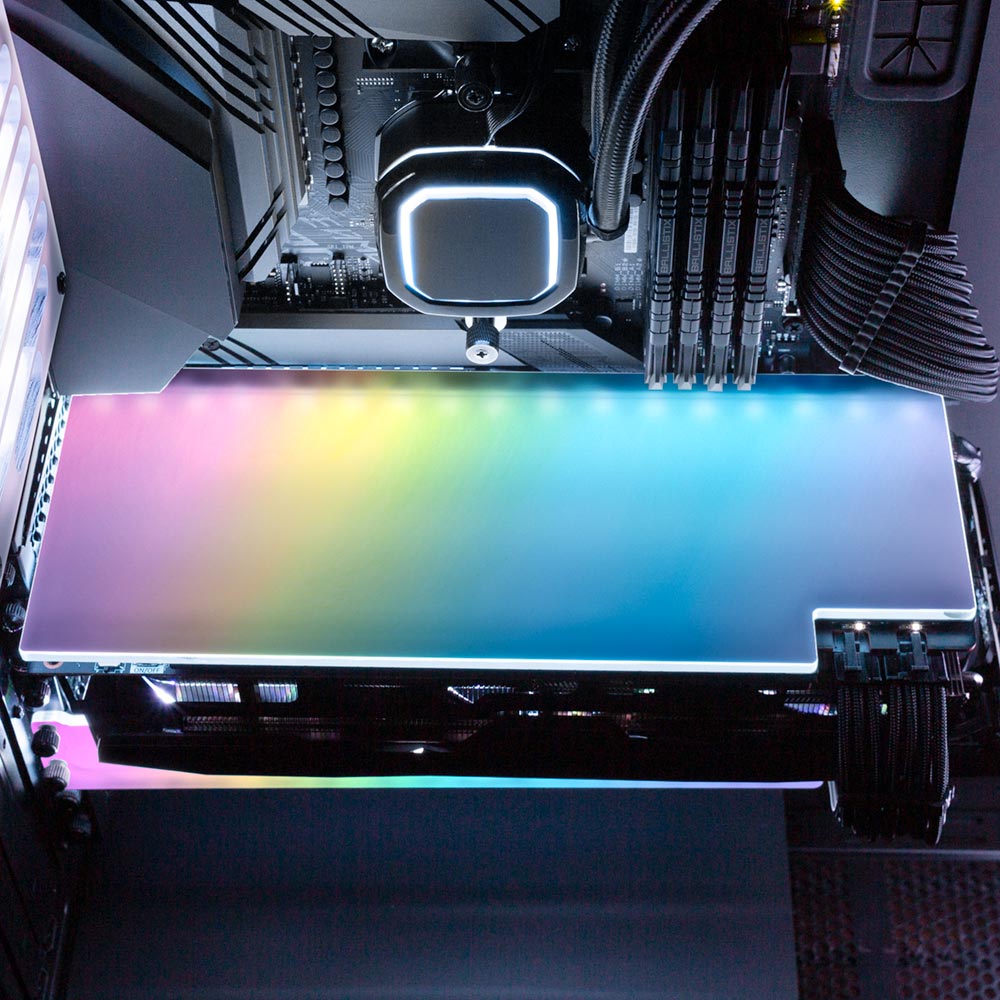 Hologram RGB GPU Backplate - Javilostcontrol - V1Tech