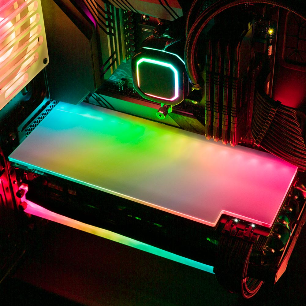 Hologram RGB GPU Backplate - Javilostcontrol - V1Tech