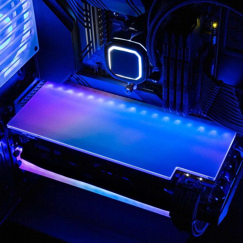 Hologram RGB GPU Backplate - Javilostcontrol - V1Tech