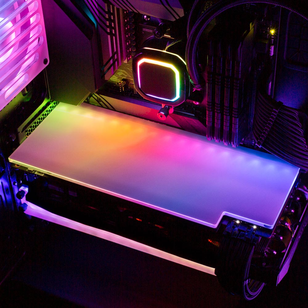 Hologram RGB GPU Backplate - Javilostcontrol - V1Tech