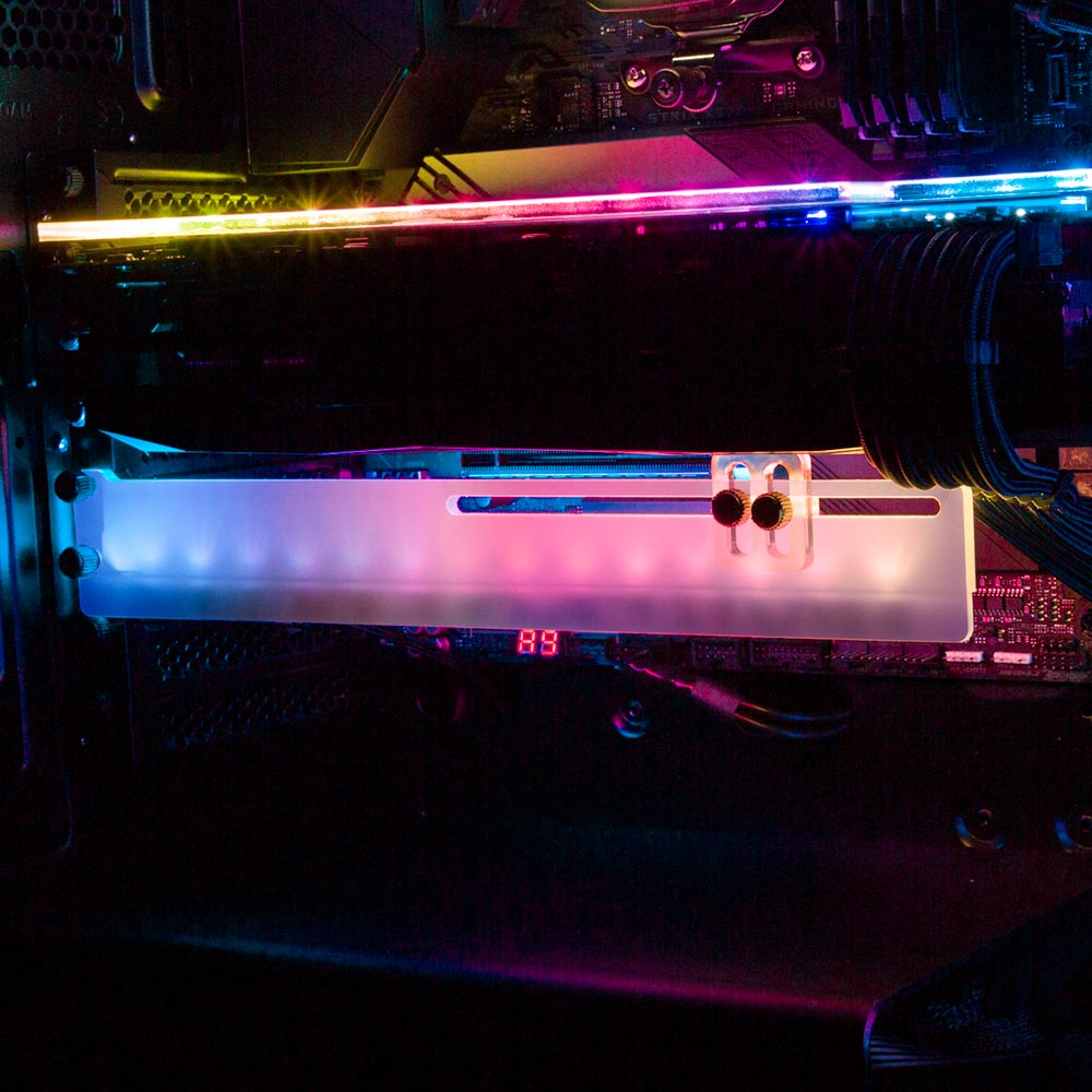 Hologram RGB GPU Support Bracket - Javilostcontrol - V1Tech