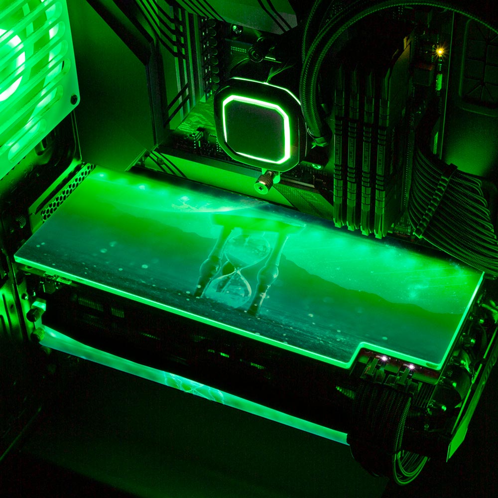 Hour Glass RGB GPU Backplate - Ismaeel Shaikh - V1Tech