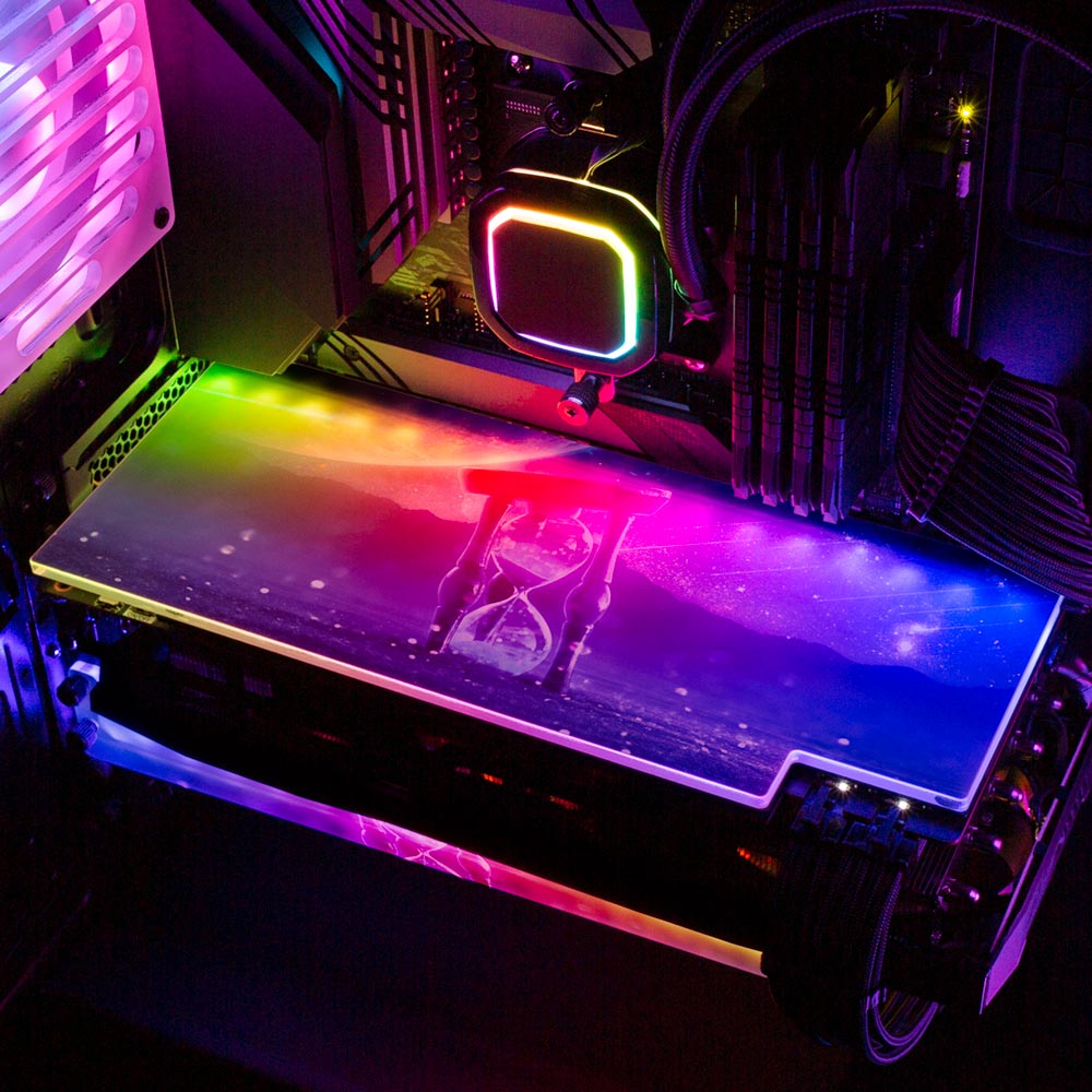 Hour Glass RGB GPU Backplate - Ismaeel Shaikh - V1Tech