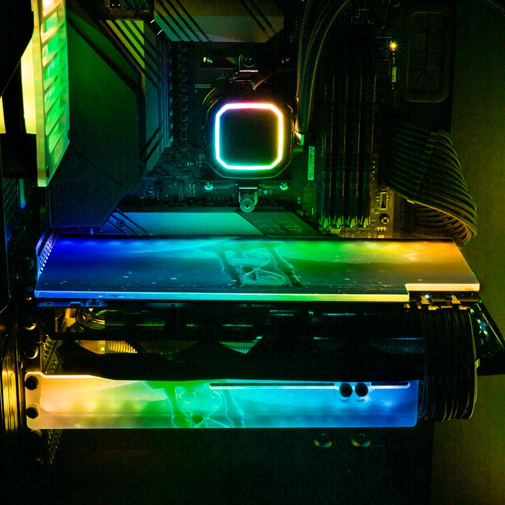 Hour Glass RGB GPU Backplate - Ismaeel Shaikh - V1Tech