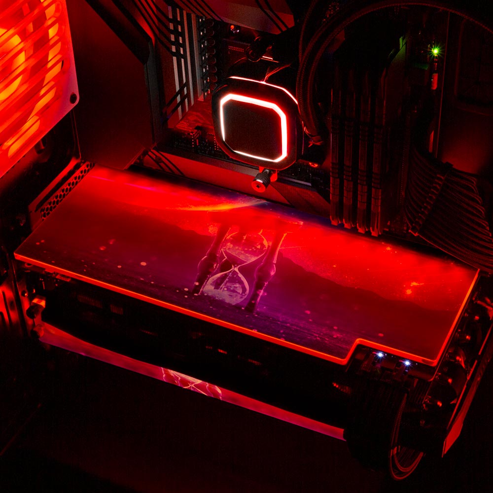 Hour Glass RGB GPU Backplate - Ismaeel Shaikh - V1Tech