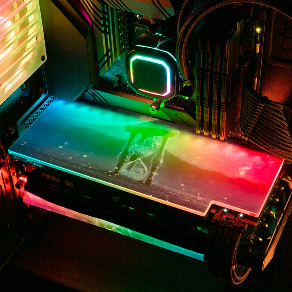 Hour Glass RGB GPU Backplate - Ismaeel Shaikh - V1Tech