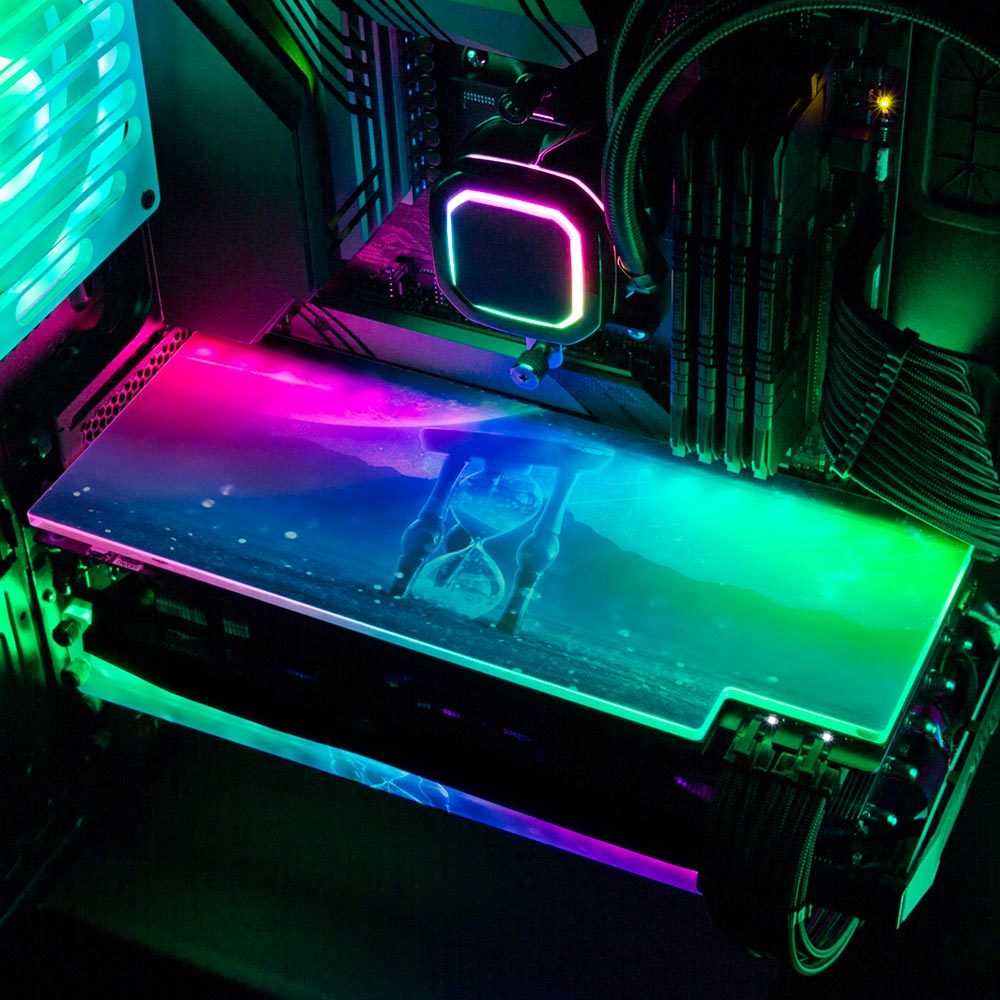 Hour Glass RGB GPU Backplate - Ismaeel Shaikh - V1Tech