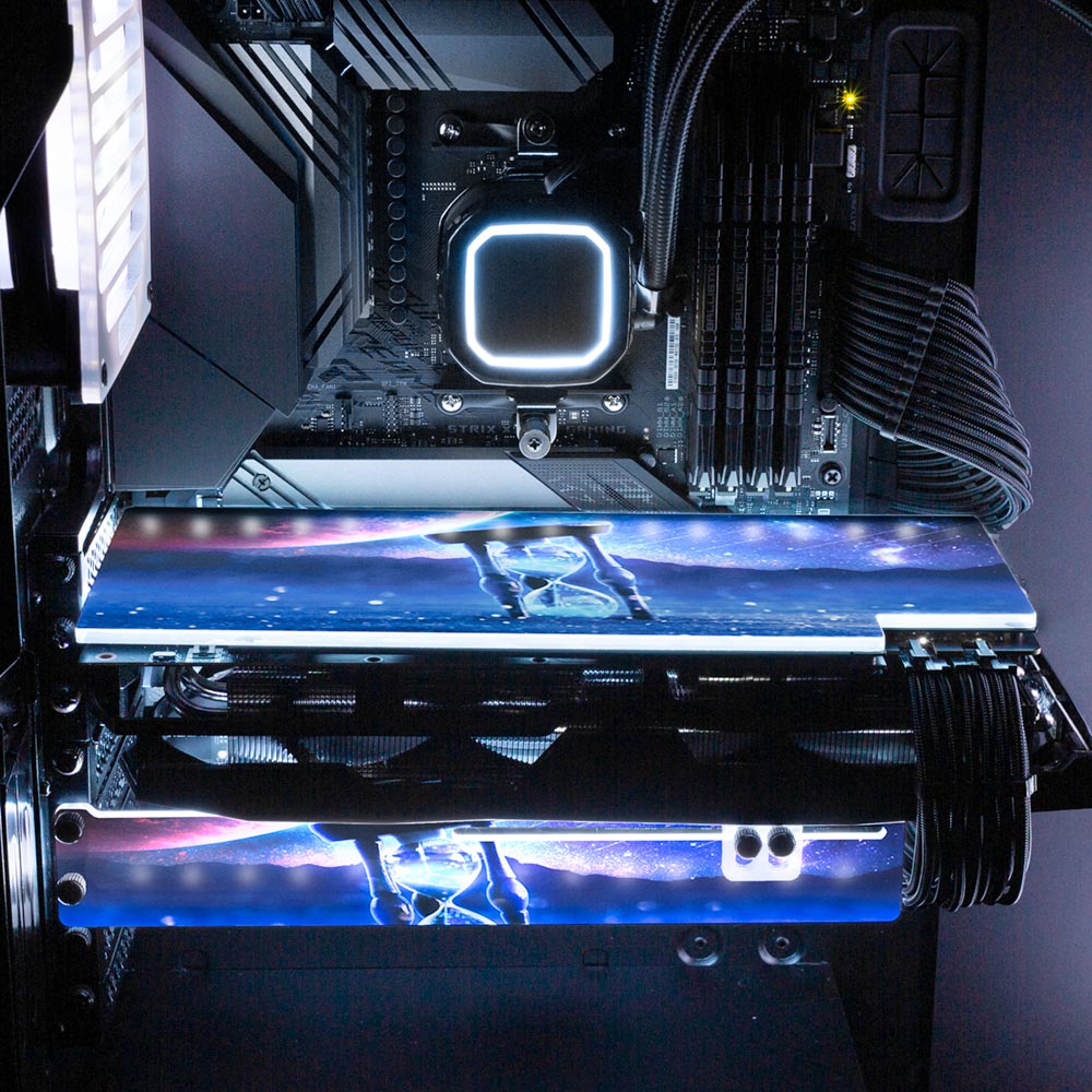 Hour Glass RGB GPU Support Bracket - Ismaeel Shaikh - V1Tech