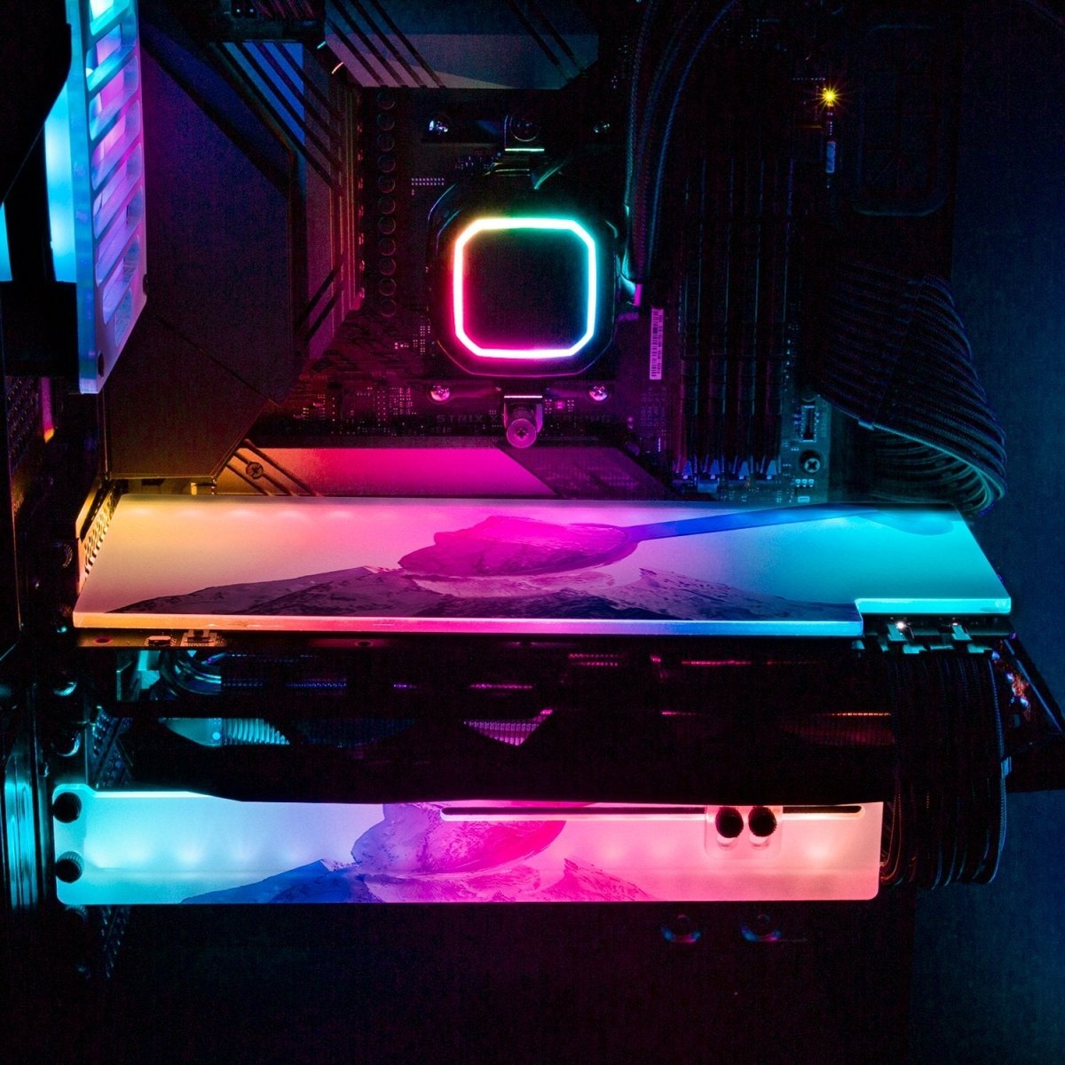 How Many Cups RGB GPU Backplate - Perphotal - V1Tech