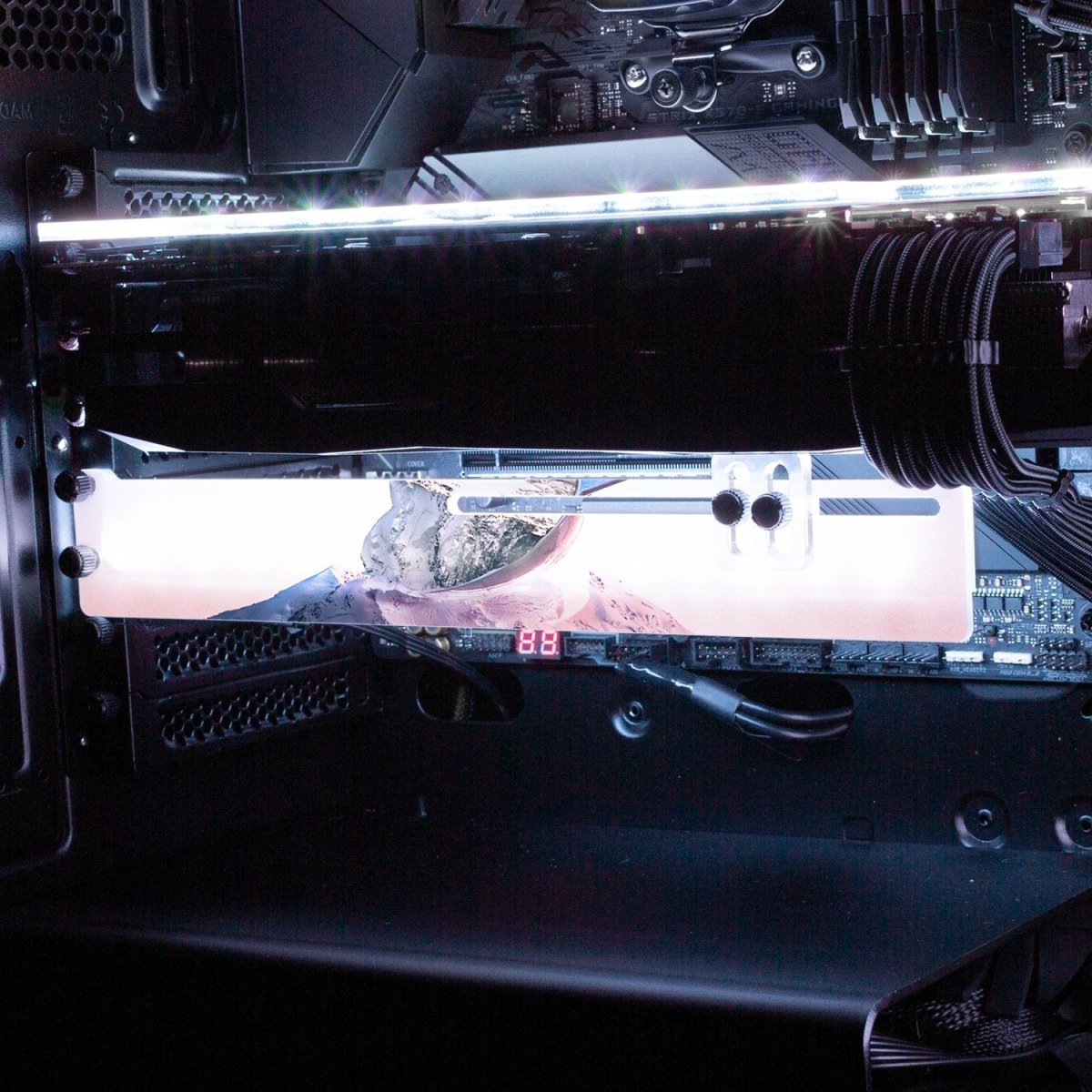 How Many Cups RGB GPU Support Bracket - Perphotal - V1Tech