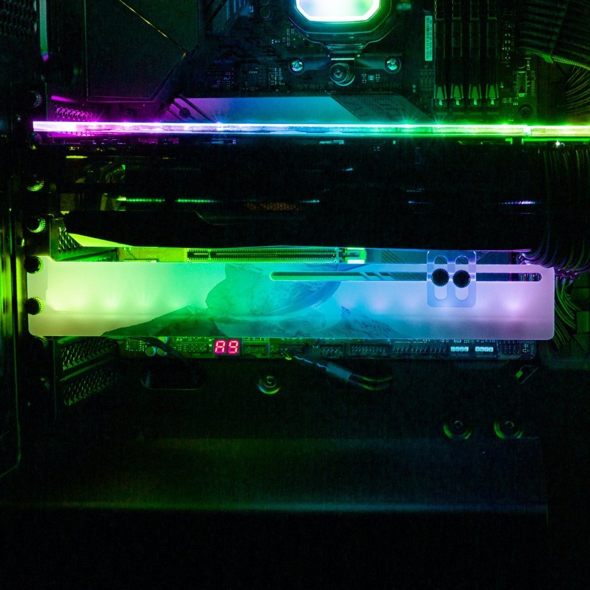 How Many Cups RGB GPU Support Bracket - Perphotal - V1Tech