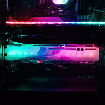 How Many Cups RGB GPU Support Bracket - Perphotal - V1Tech