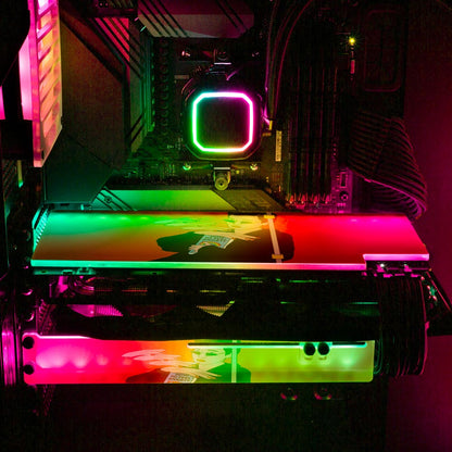 How to Feel Anxiety RGB GPU Backplate - Javilostcontrol - V1Tech