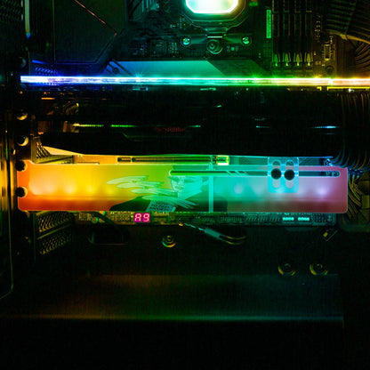 How to Feel Anxiety RGB GPU Support Bracket - Javilostcontrol - V1Tech