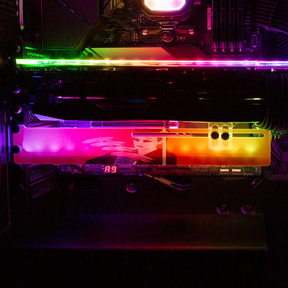 How to Feel Anxiety RGB GPU Support Bracket - Javilostcontrol - V1Tech