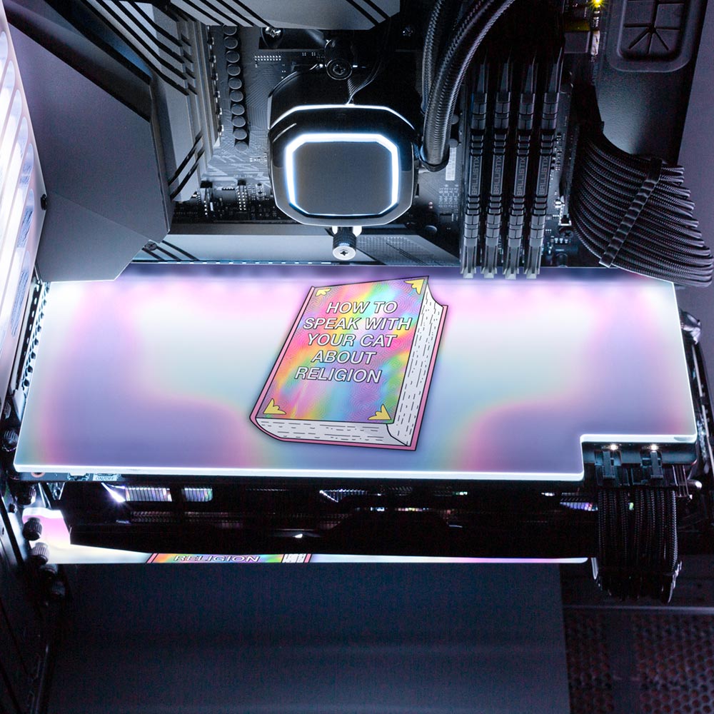 How to Speak with Your Cat RGB GPU Backplate - Javilostcontrol - V1Tech