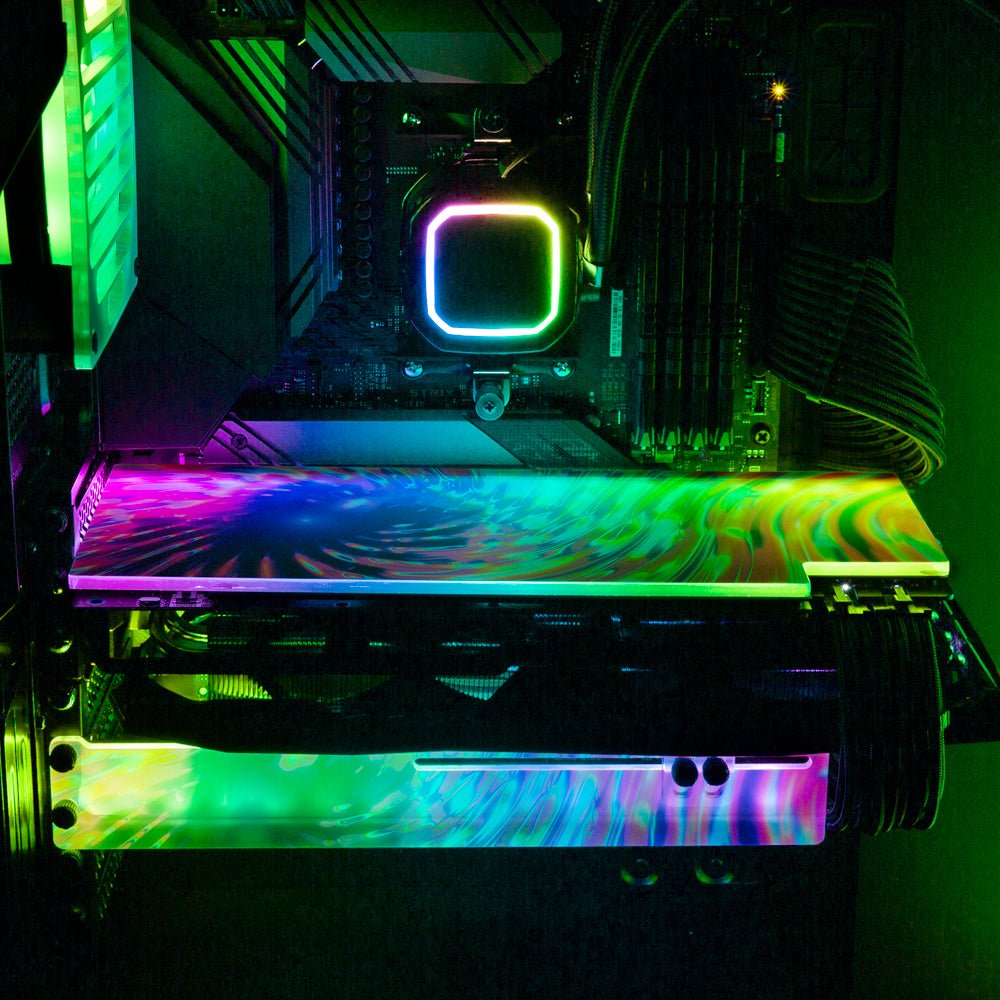 Hunting for Pearls RGB GPU Backplate - Guedda HM - V1Tech