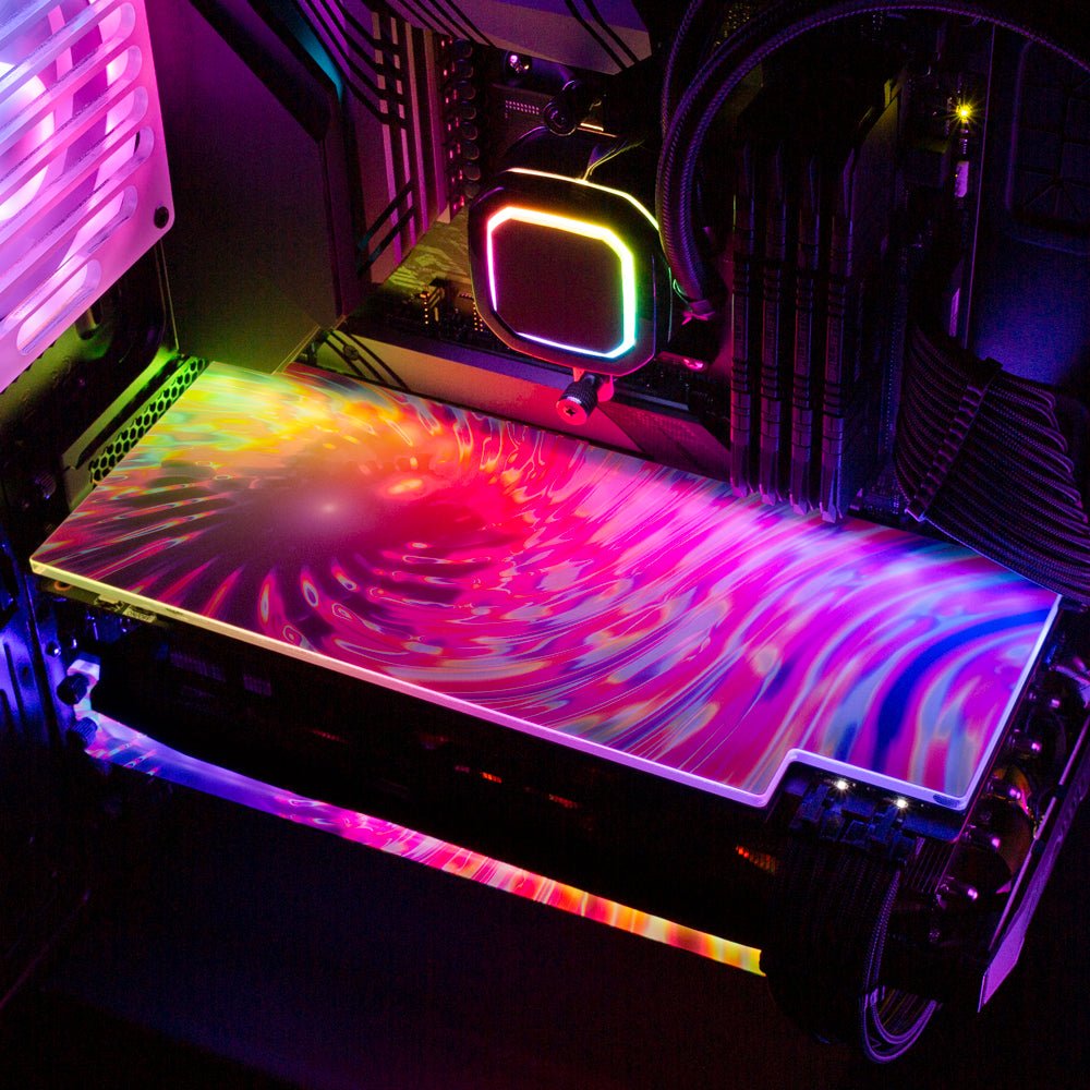 Hunting for Pearls RGB GPU Backplate - Guedda HM - V1Tech