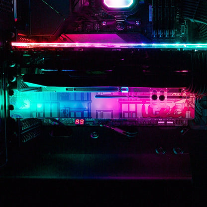 Ice Cream Stop RGB GPU Support Bracket - Seerlight - V1Tech