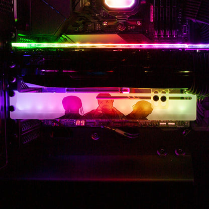 Icons RGB GPU Support Bracket - Utopia Graphix - V1Tech