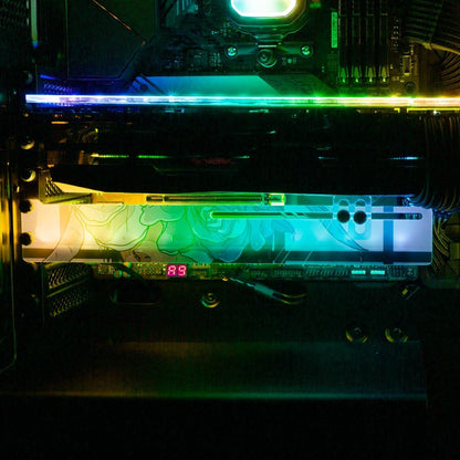 If I Were A Rose RGB GPU Support Bracket - Annicelric - V1Tech