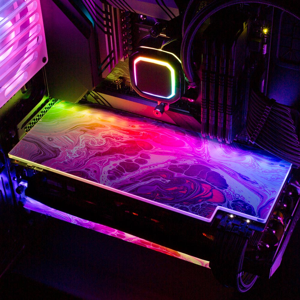 If We Make It Through December RGB GPU Backplate - Geoglyser - V1Tech