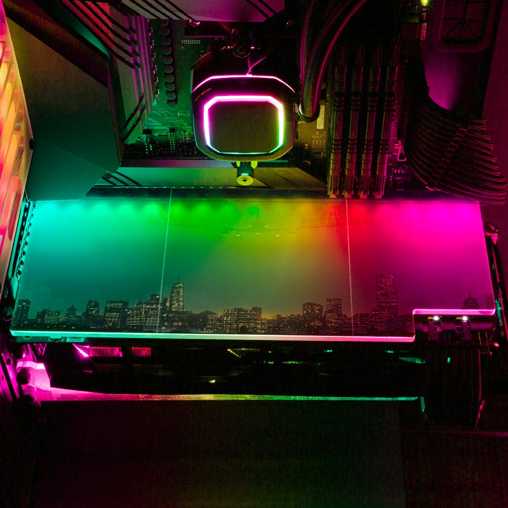 I'm Home RGB GPU Backplate - Seerlight - V1Tech