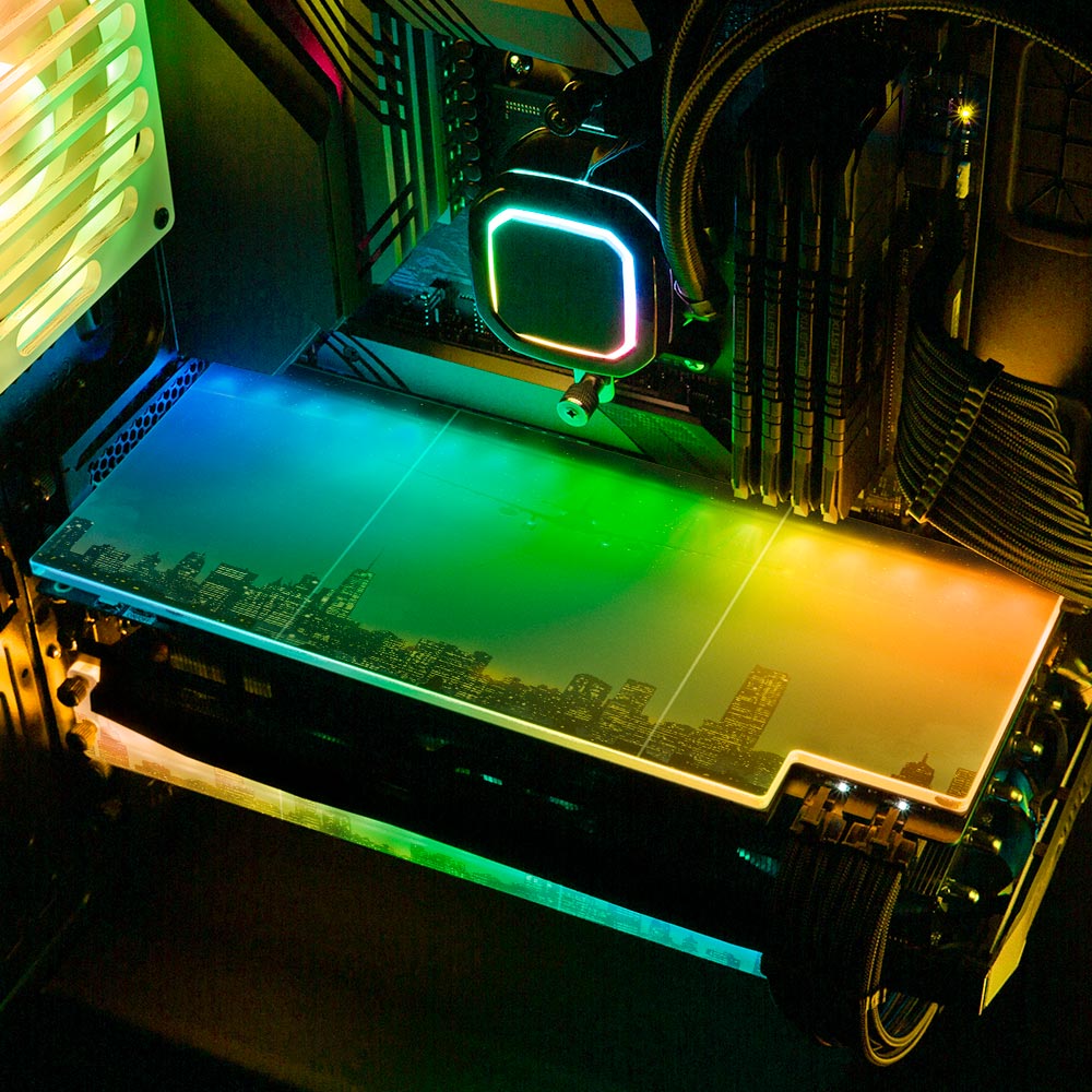 I'm Home RGB GPU Backplate - Seerlight - V1Tech