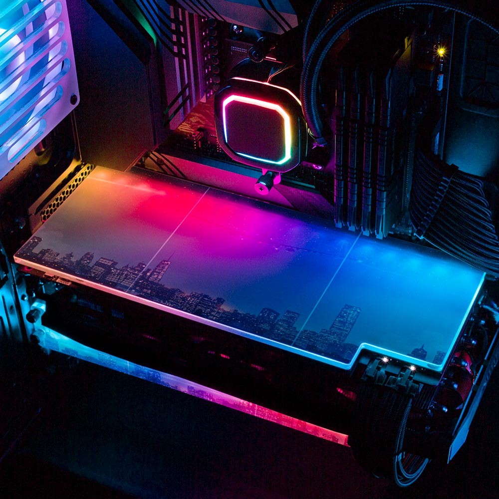 I'm Home RGB GPU Backplate - Seerlight - V1Tech