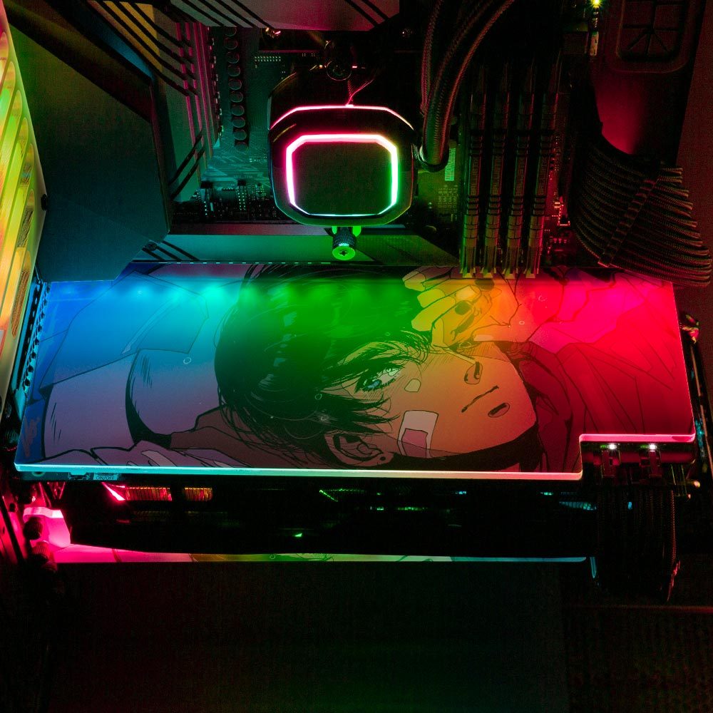 I'm Okay RGB GPU Backplate - Annicelric - V1Tech