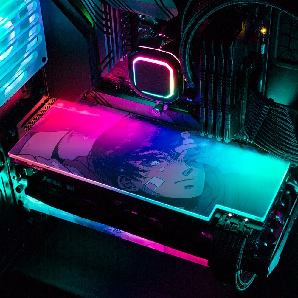 I'm Okay RGB GPU Backplate - Annicelric - V1Tech