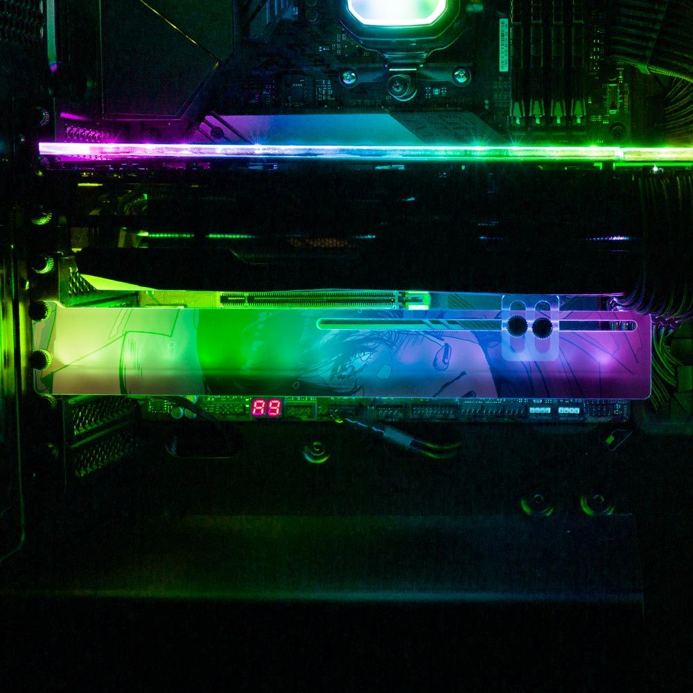 I'm Okay RGB GPU Support Bracket - Annicelric - V1Tech