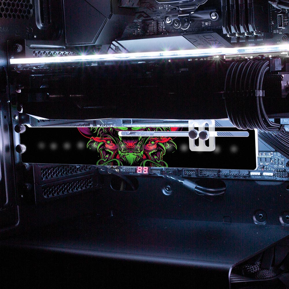 Immortal Tiger RGB GPU Support Bracket - Daniele Caruso - V1Tech