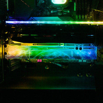 In My Arms RGB GPU Support Bracket - Geoglyser - V1Tech