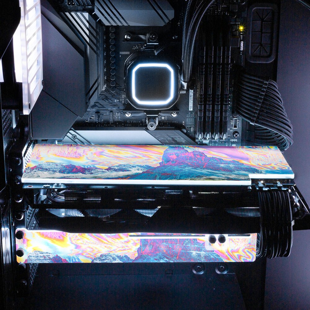 Invisible Spectrum RGB GPU Backplate - Guedda HM - V1Tech