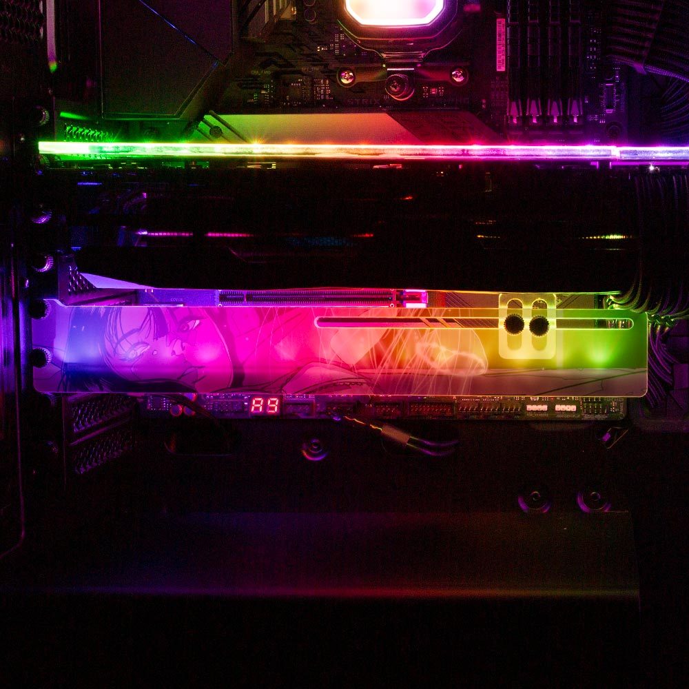 Jelly Insides RGB GPU Support Bracket - Annicelric - V1Tech