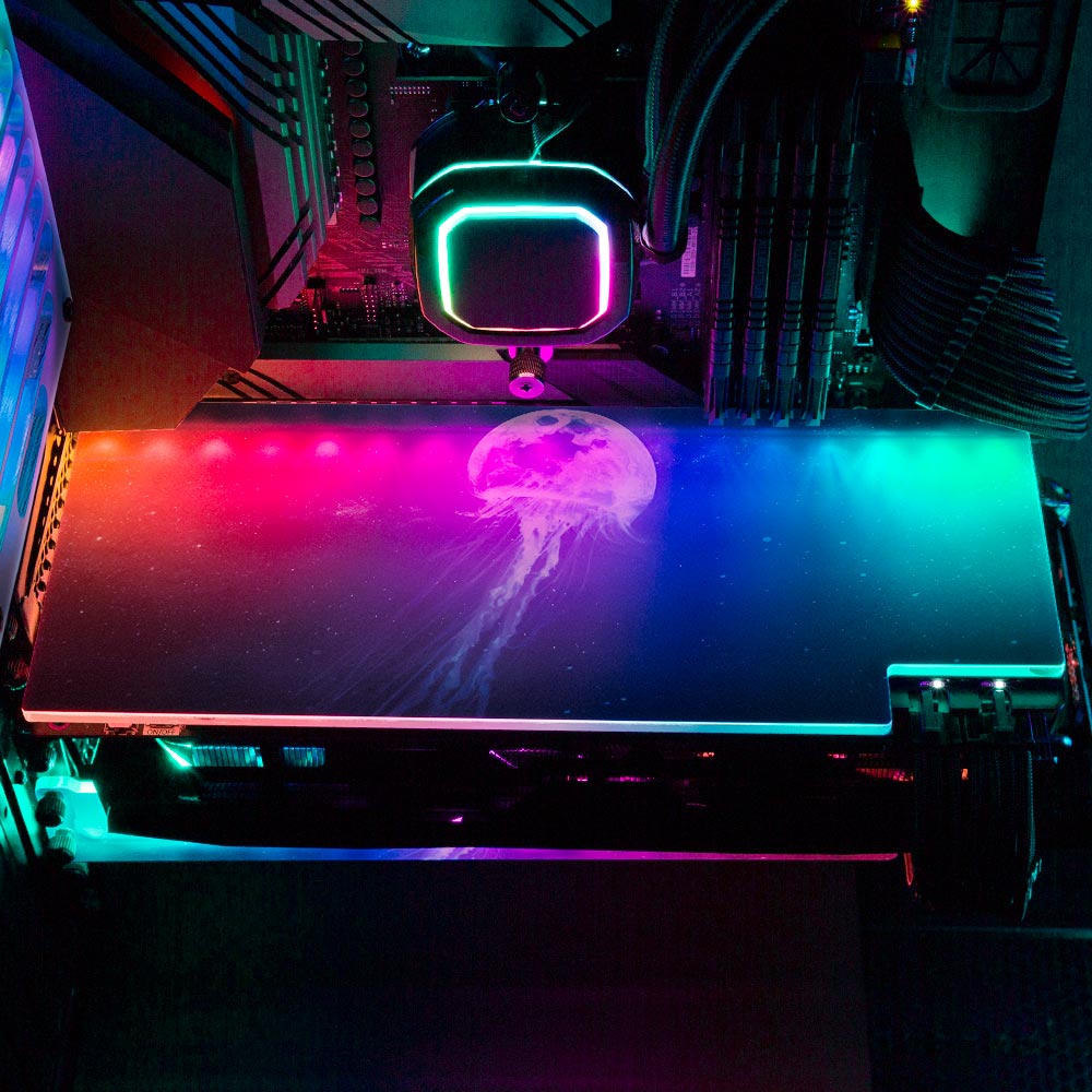 Jelly Moon RGB GPU Backplate - Ismaeel Shaikh - V1Tech