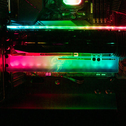 Jelly Moon RGB GPU Support Bracket - Ismaeel Shaikh - V1Tech