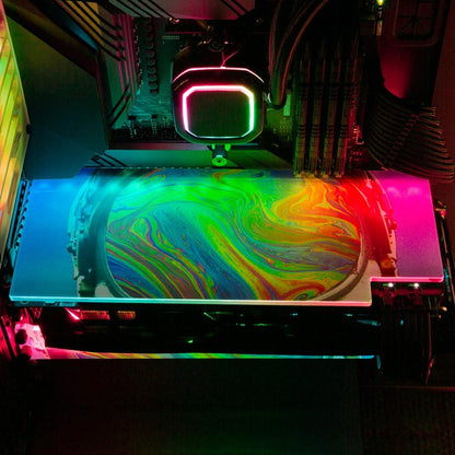 Just A Chemical RGB GPU Backplate - Seamless - V1Tech