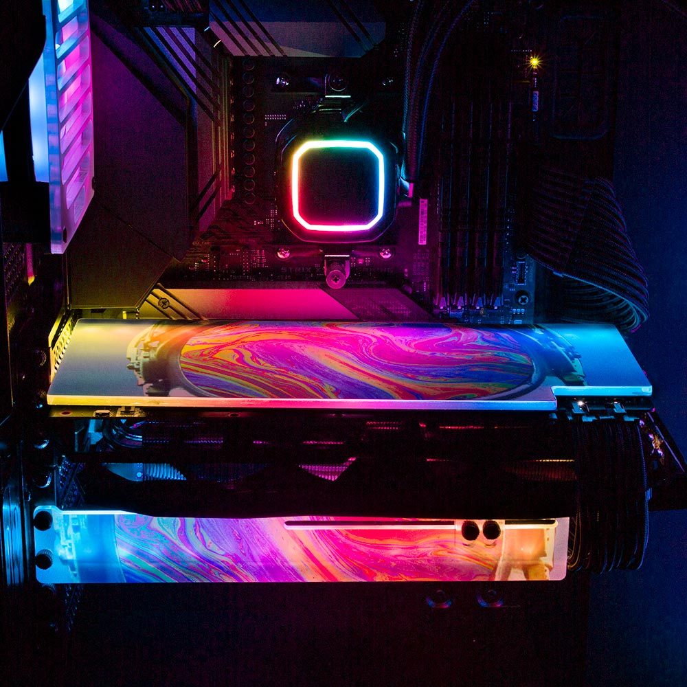 Just A Chemical RGB GPU Backplate - Seamless - V1Tech