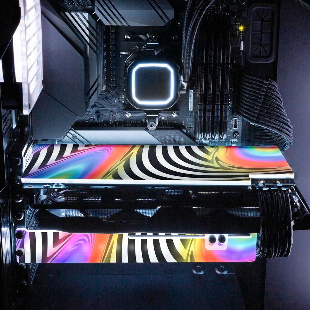 Just Vibin RGB GPU Backplate - Guedda HM - V1Tech