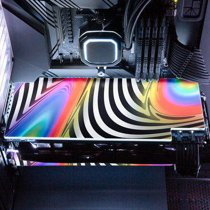 Just Vibin RGB GPU Backplate - Guedda HM - V1Tech