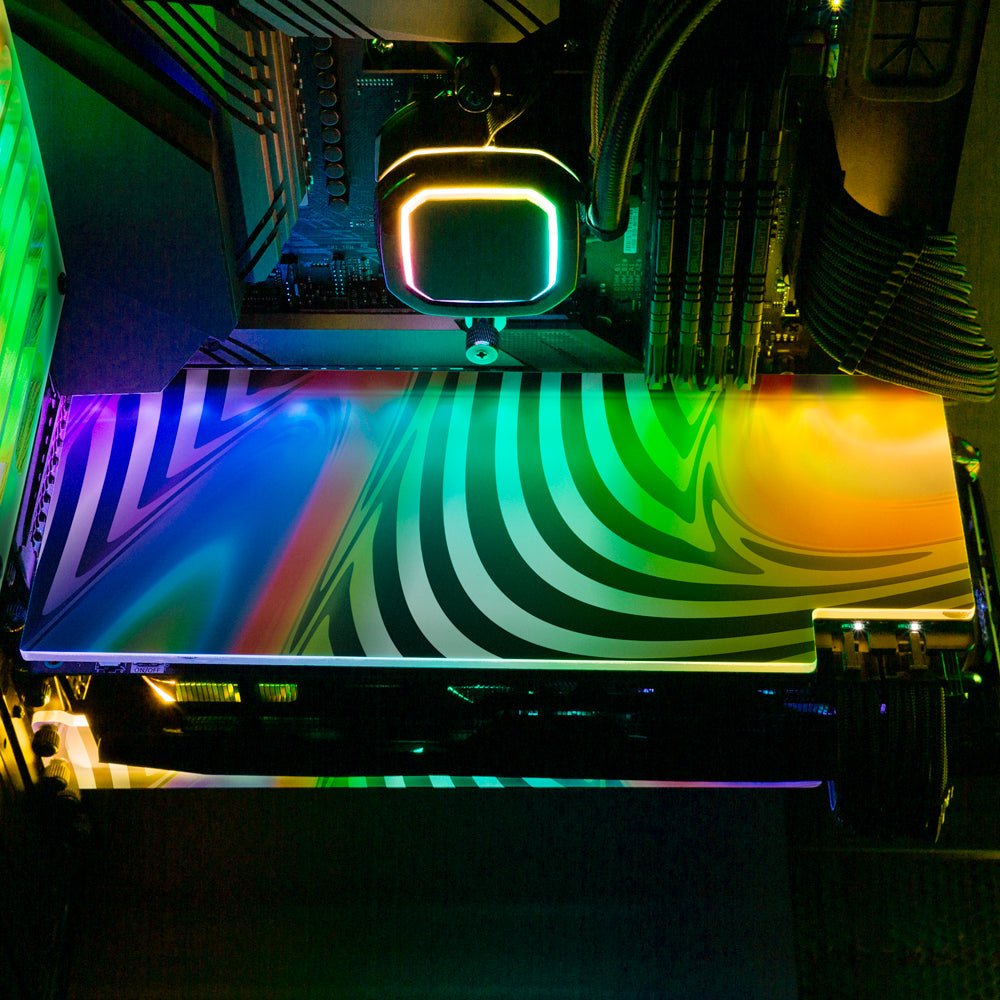 Just Vibin RGB GPU Backplate - Guedda HM - V1Tech