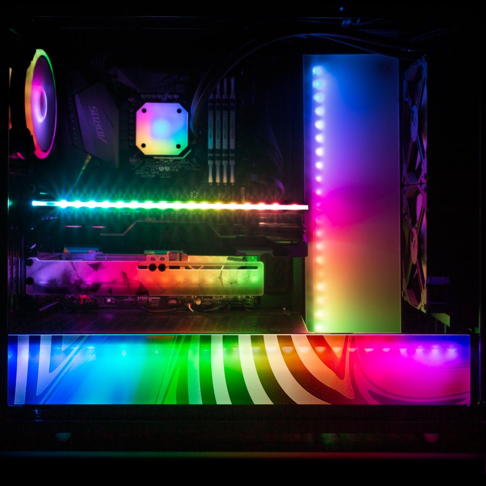 Just Vibin RGB PSU Shroud Cover - Guedda HM - V1Tech