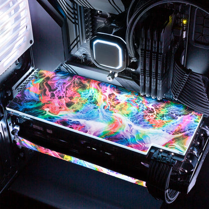 Kamikaze RGB GPU Backplate - Geoglyser - V1Tech