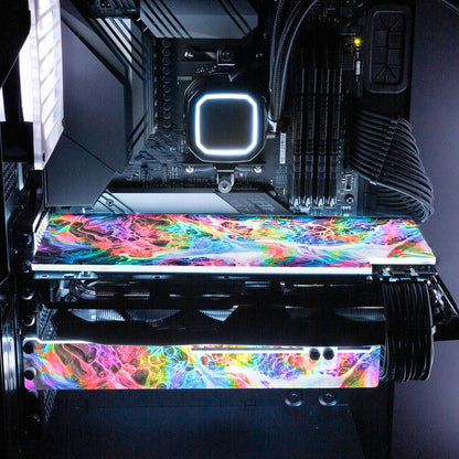 Kamikaze RGB GPU Support Bracket - Geoglyser - V1Tech