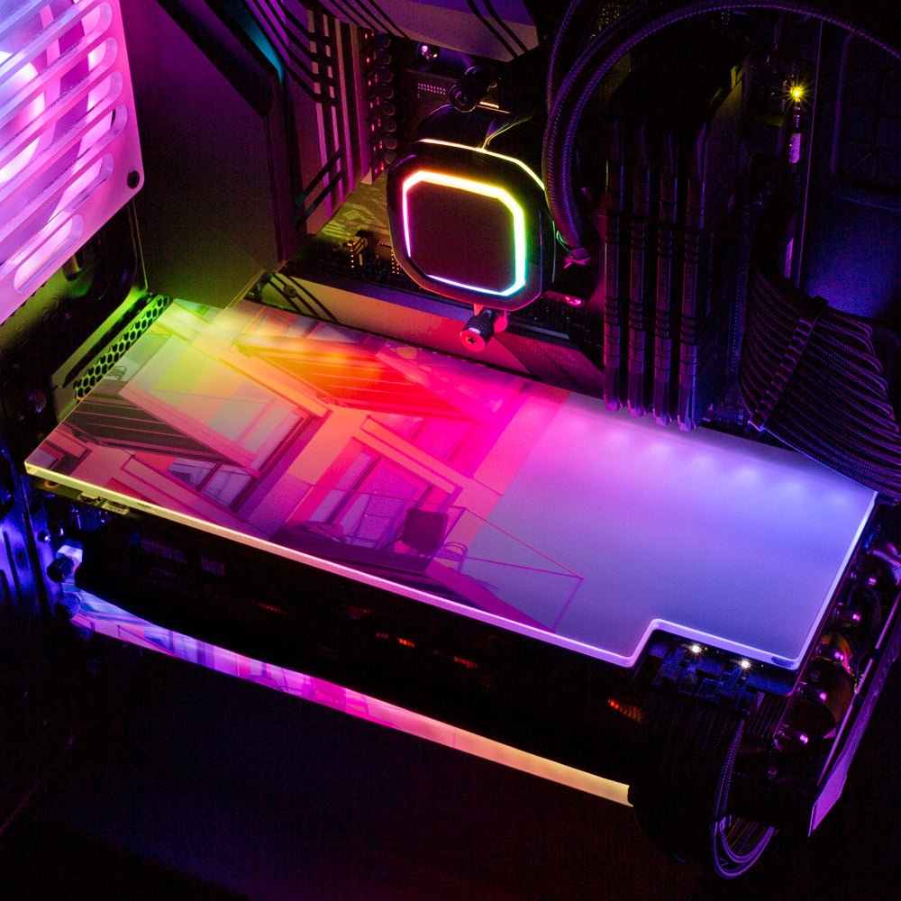 Kelson House RGB GPU Backplate - Gabrielle Salonga - V1Tech