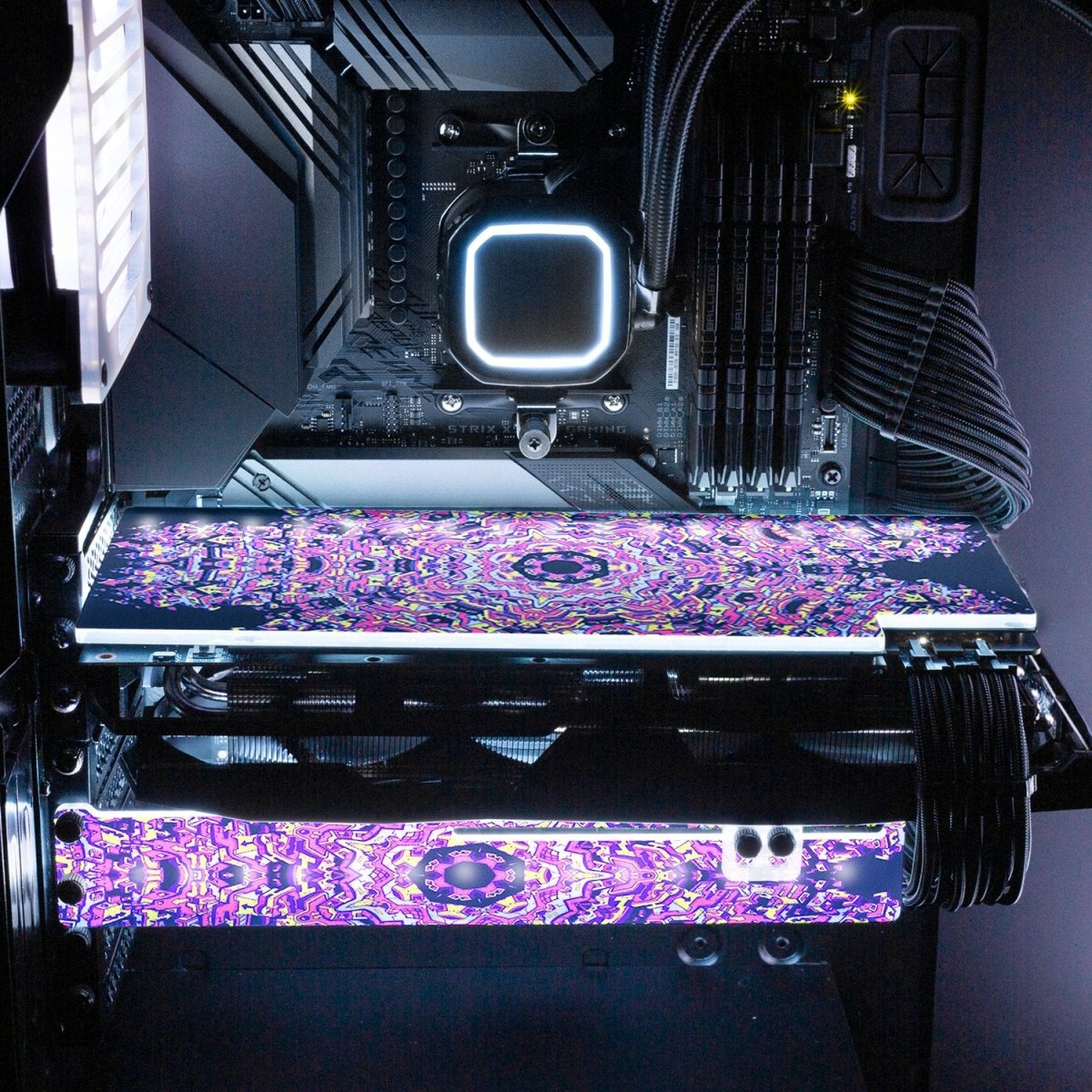 Knight Owl Labs RGB GPU Support Bracket - Dune Haggar - V1Tech